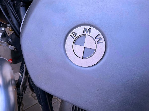 Tank-Emblem-Set Edelstahl für BMW Boxer und K-Modelle
